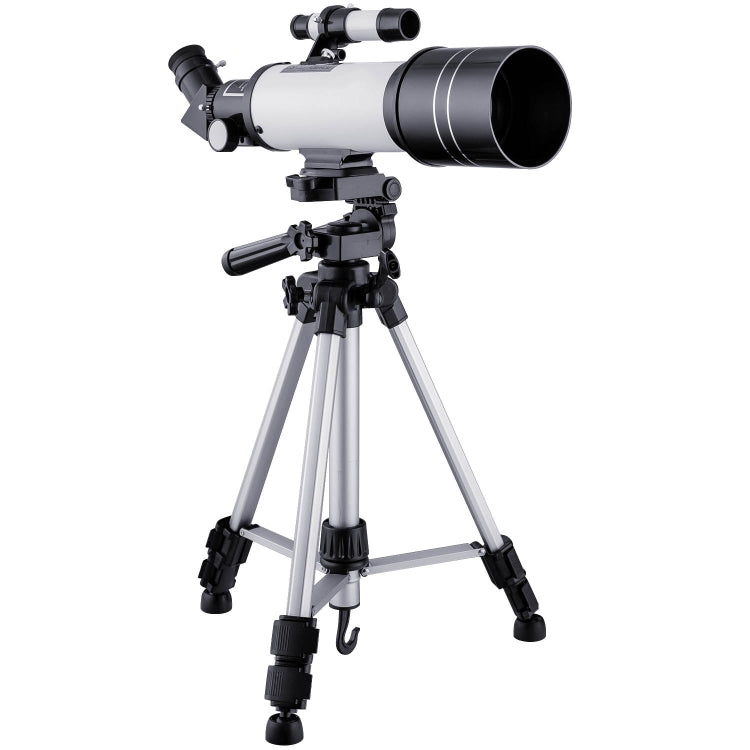 WR852-3 16x/66x70 High Definition High Times Astronomical Telescope with Tripod & Phone Fixing Clip & Moon Filter(White) - Monocular Binoculars by buy2fix | Online Shopping UK | buy2fix