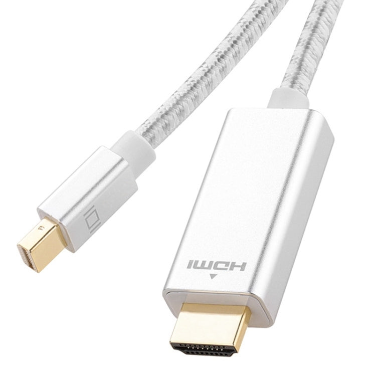 1080P 60Hz Mini DisplayPort to HDMI Cable, Cable Length:2m (Silver) -  by buy2fix | Online Shopping UK | buy2fix