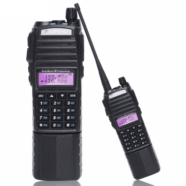 BaoFeng UV-82T Tri-Band Two-Way Radio Dual Antenna Handheld Walkie Talkie, EU Plug - Consumer Electronics by buy2fix | Online Shopping UK | buy2fix