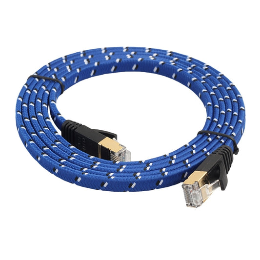 3m Gold Plated CAT-7 10 Gigabit Ethernet Ultra Flat Patch Cable for Modem Router LAN Network, Built with Shielded RJ45 Connector - Lan Cable and Tools by buy2fix | Online Shopping UK | buy2fix