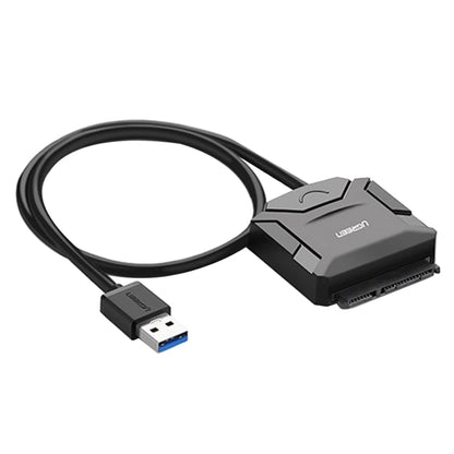 UGREEN USB 3.0 to SATA Adapter Cable Converter for 2.5 / 3.5 inch Hard Drive Disk HDD and SSD, Support UASP SATA 3.0(Black) - USB to IDE / SATA by UGREEN | Online Shopping UK | buy2fix