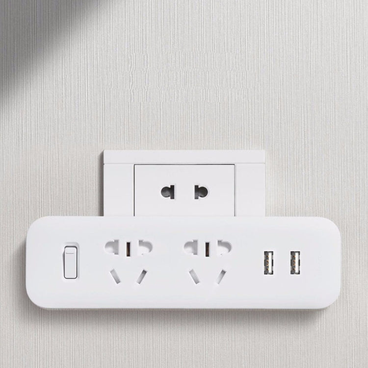 Original Xiaomi Mijia Power Strip Converter Portable Plug Travel Adapter with 5V / 2.1A Dual USB Fast Charging Ports for Home, Office - Smart Socket by Xiaomi | Online Shopping UK | buy2fix