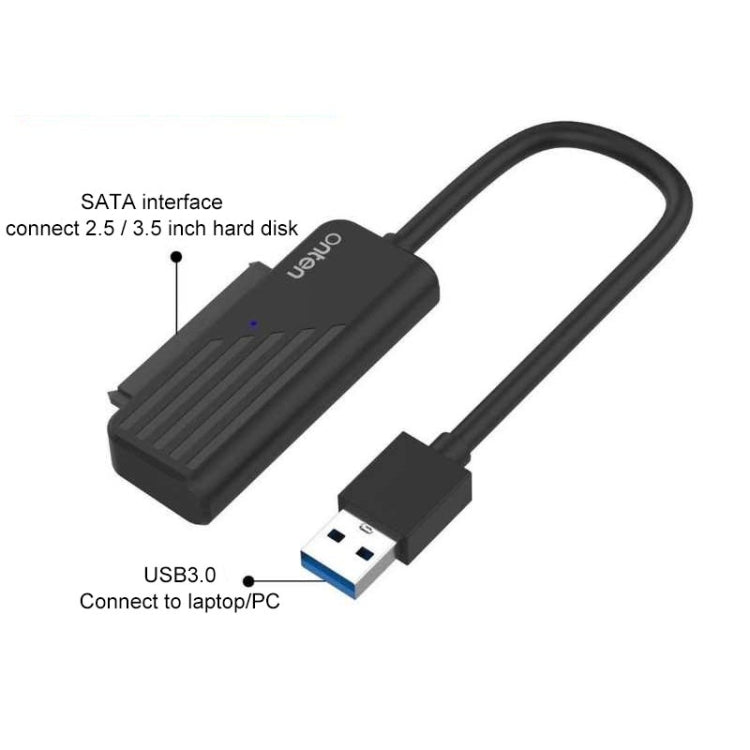 Onten US301 USB 3.0 to SATA Adapter for Universal 2.5/3.5 HDD/SSD Hard Drive Disk - USB to IDE / SATA by Onten | Online Shopping UK | buy2fix