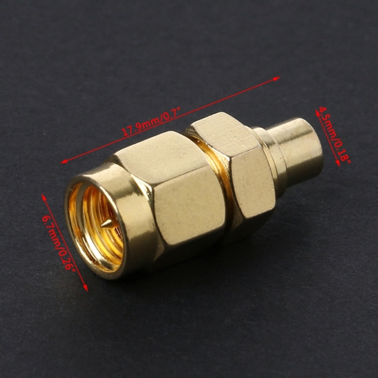 2 PCS SMA Male to MCX Female RF Coaxial Connector - Consumer Electronics by buy2fix | Online Shopping UK | buy2fix