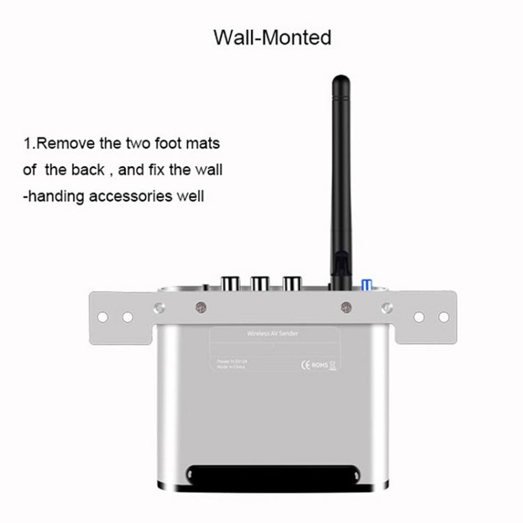 Measy AV220 2.4GHz Wireless Audio / Video Transmitter and Receiver, Transmission Distance: 200m, US Plug - Consumer Electronics by Measy | Online Shopping UK | buy2fix