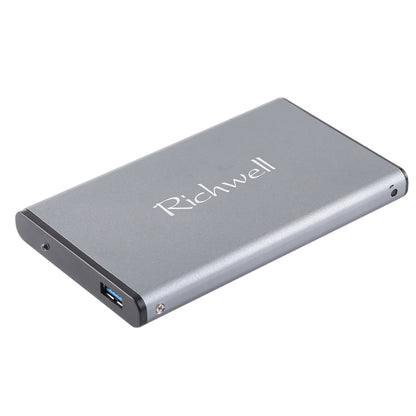 Richwell SATA R2-SATA-250GB 250GB 2.5 inch USB3.0 Super Speed Interface Mobile Hard Disk Drive(Grey) - External Hard Drives by Richwell | Online Shopping UK | buy2fix