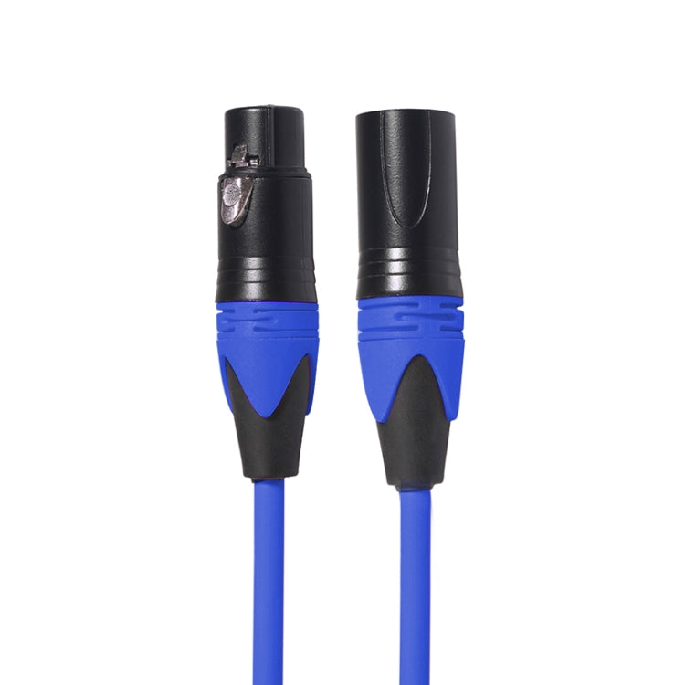 XRL Male to Female Microphone Mixer Audio Cable, Length: 1m (Blue) - Consumer Electronics by buy2fix | Online Shopping UK | buy2fix