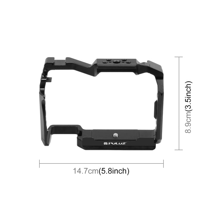 For Panasonic Lumix DC-S5 II / DC-S5 IIX PULUZ Metal Camera Cage Stabilizer(Black) - Camera Cage by PULUZ | Online Shopping UK | buy2fix