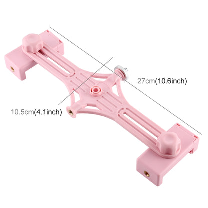 PULUZ Live Broadcast Dual Phone Brackets Horizontal Holder for iPhone, Galaxy, Huawei, Xiaomi, Sony and Other Smart Phones(Pink) - Consumer Electronics by PULUZ | Online Shopping UK | buy2fix