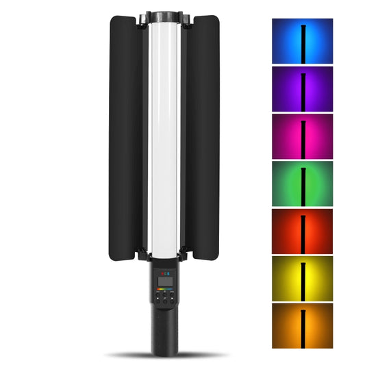 PULUZ 190 LEDs Photo Handheld Stick Light Full Color RGB Fill Light with Barndoor -  by PULUZ | Online Shopping UK | buy2fix