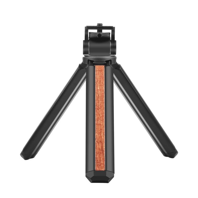 PULUZ Inlaid Wood Desktop Vlogging Live Tripod Holder with Tripod Head (Black) - Tripods by PULUZ | Online Shopping UK | buy2fix