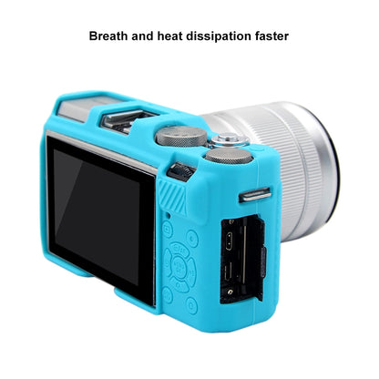 PULUZ Soft Silicone Protective Case for FUJIFILM X-A3 / X-A10(Blue) - Camera Accessories by PULUZ | Online Shopping UK | buy2fix