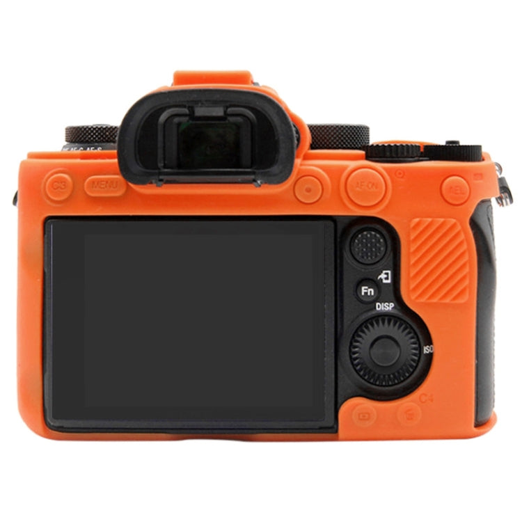 PULUZ Soft Silicone Protective Case for Sony ILCE-9M2/ Alpha 9 II / A92(Orange) - Camera Accessories by PULUZ | Online Shopping UK | buy2fix