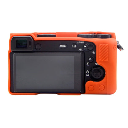 PULUZ Soft Silicone Protective Case for Sony A6600 / ILCE-6600 (Orange) - Camera Accessories by buy2fix | Online Shopping UK | buy2fix