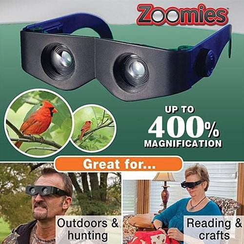 Zoomies 400% Magnification Magnifying Headband Magnifiers Glasses Telescope - Consumer Electronics by buy2fix | Online Shopping UK | buy2fix