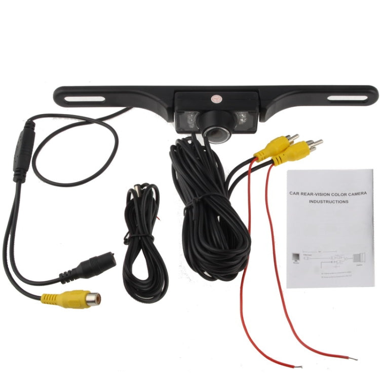 LED Sensor Car Rear View Camera, Support Color Lens / 135 Degree Viewable / Waterproof & Night Sensor Function (E300)(Black) - In Car by buy2fix | Online Shopping UK | buy2fix