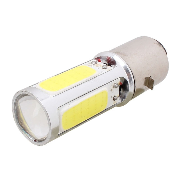 BA20D 1250LM 20W + 5W 5 x COB LED White Light Motorcycle Brake Light Lamp Bulb, DC 12V - Headlights by buy2fix | Online Shopping UK | buy2fix