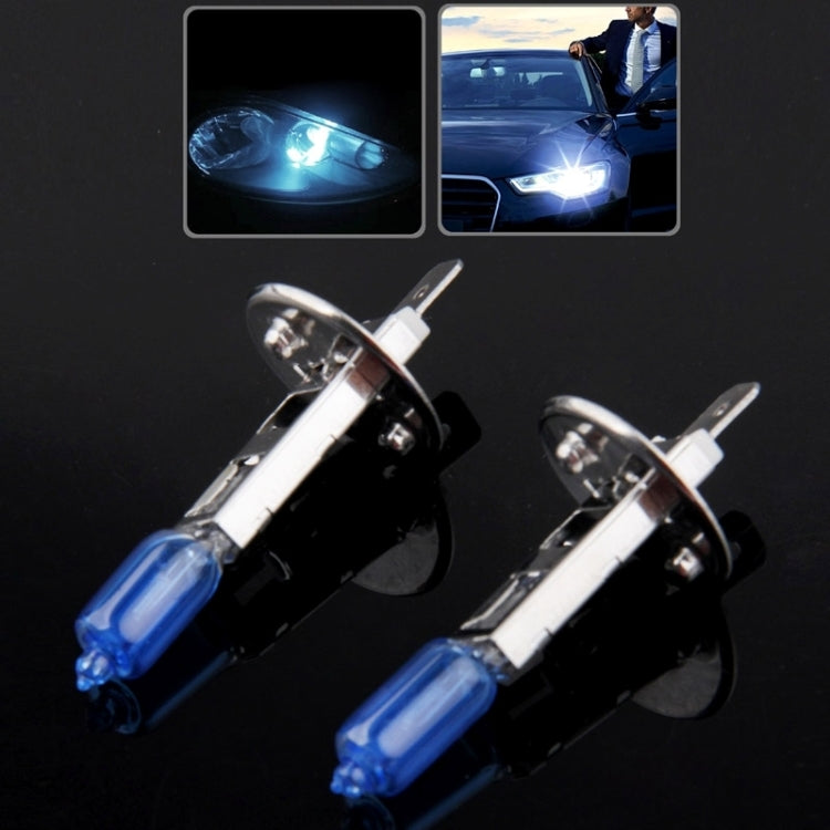 H1 Super White Xenon Bulbs, DC12V 100W 6000K 2400LM - In Car by buy2fix | Online Shopping UK | buy2fix