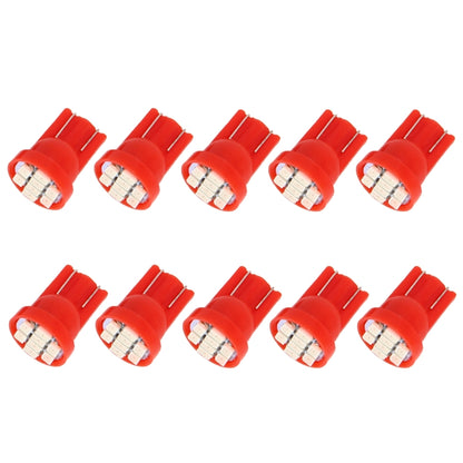 10 PCS T10 8 LED Car Signal Light Bulb(Red Light) - In Car by buy2fix | Online Shopping UK | buy2fix