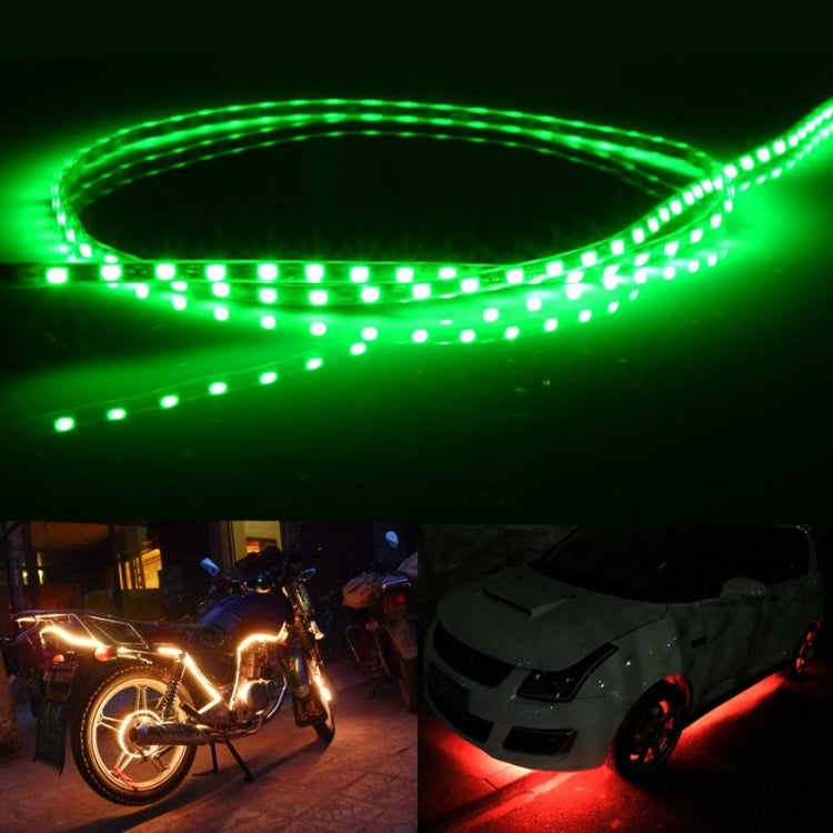 5 PCS Normally-on Style 45 LED 3528 SMD Waterproof Flexible Car Strip Light for Car Decoration, DC 12V, Length: 45cm - In Car by buy2fix | Online Shopping UK | buy2fix