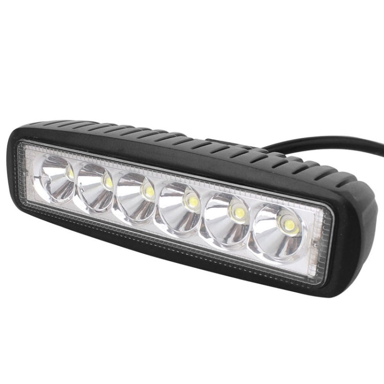 18W 1440LM Epistar 6 LED White Slot Beam Car Work Lamp Bar Light Waterproof IP67, DC 10-30V - In Car by buy2fix | Online Shopping UK | buy2fix