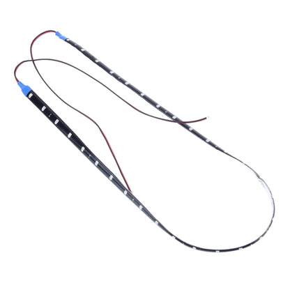 10 PCS 60cm 30 LED Waterproof Flexible Car Strip Light, DC 12V(Purple Light) - In Car by buy2fix | Online Shopping UK | buy2fix