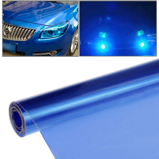 Protective Decoration Flash Point Car Light Membrane /Lamp Sticker, Size: 195cm x 30cm(Dark Blue) - Auto Film by buy2fix | Online Shopping UK | buy2fix