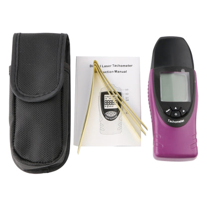 ST8030 Mini Digital Photo Laser Digital Tachometer Non Contact High Accuracy MPU LCD Display(Purple) - Consumer Electronics by buy2fix | Online Shopping UK | buy2fix