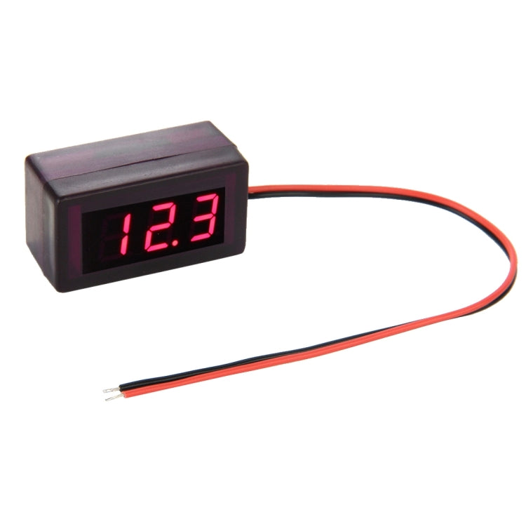 V42D 2 Wires Red Light Display Mini Digital Voltage Panel Meter, Measure Voltage: DC DC 1.7-25V - Consumer Electronics by buy2fix | Online Shopping UK | buy2fix