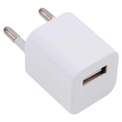 A2165 5V 1A Single USB Interface Mini Travel Charger, EU Plug(White) - Apple Accessories by buy2fix | Online Shopping UK | buy2fix