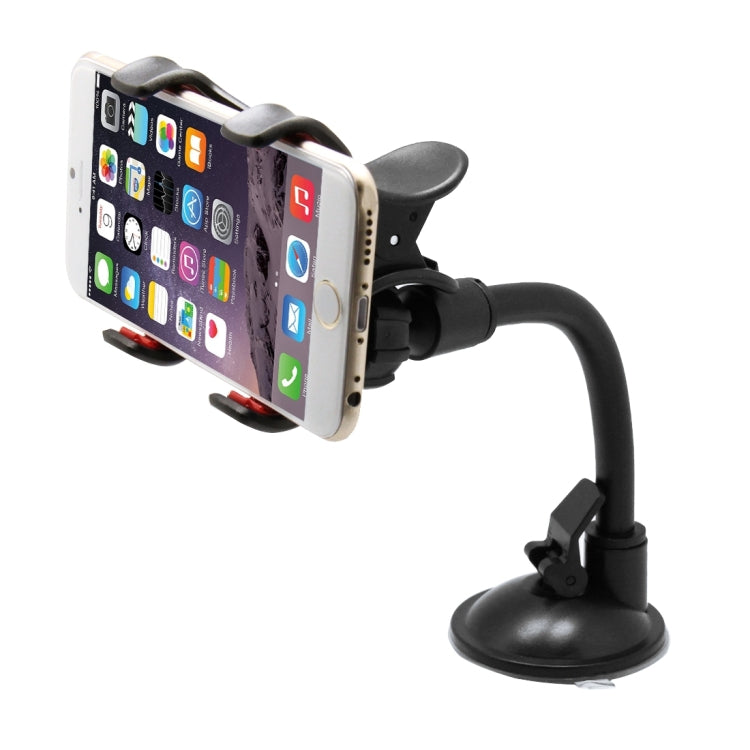 Universal 360 Degree Rotation Suction Cup Car Holder / Desktop Stand, Size Range: 3.5-8.3cm, For iPhone, Galaxy, Huawei, Xiaomi, Lenovo, Sony, LG, HTC and Other Smartphones, MP4, PDA, PSP, GPS(Black) - Car Holders by buy2fix | Online Shopping UK | buy2fix