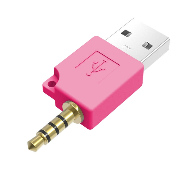 For iPod shuffle 3rd / 2nd USB Data Dock Charger Adapter, Length: 4.6cm(Magenta) - Converter & Adapter by buy2fix | Online Shopping UK | buy2fix