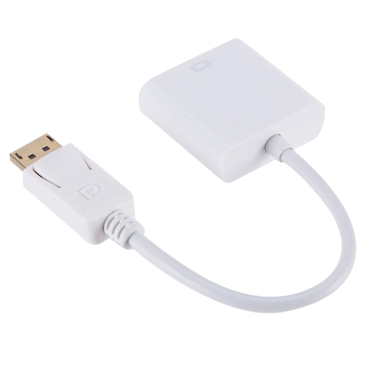 Display Port Male to VGA Female Converter, Length: 20cm(White) -  by buy2fix | Online Shopping UK | buy2fix