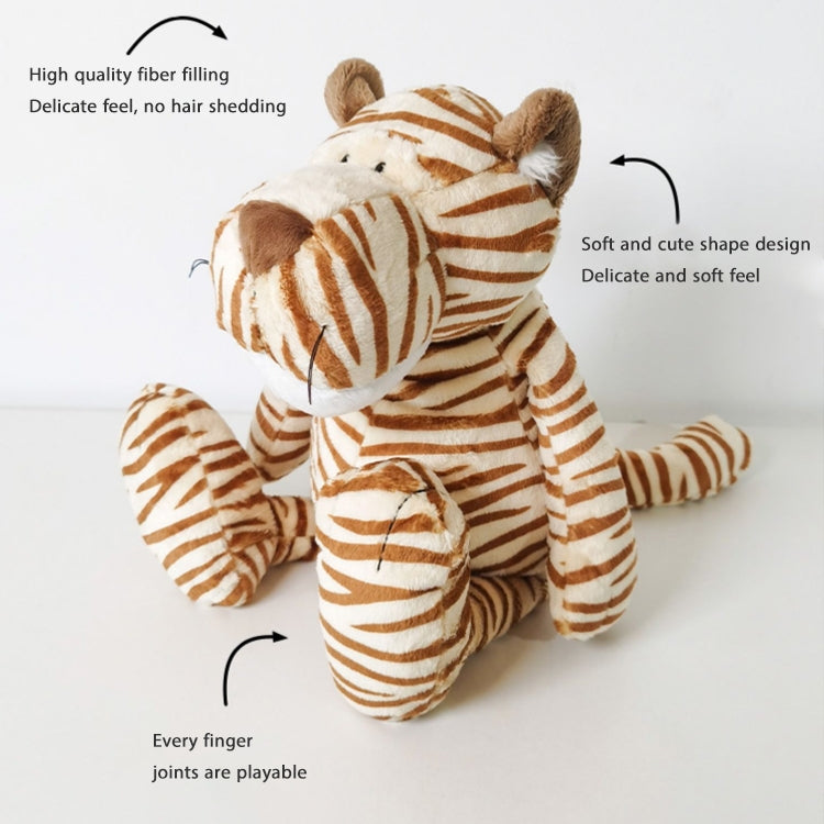 Cute Stuffed Plush Tiger Style Doll Decoration Toy Gift, Size: 28 x 8 x 9 cm - Soft Toys by buy2fix | Online Shopping UK | buy2fix