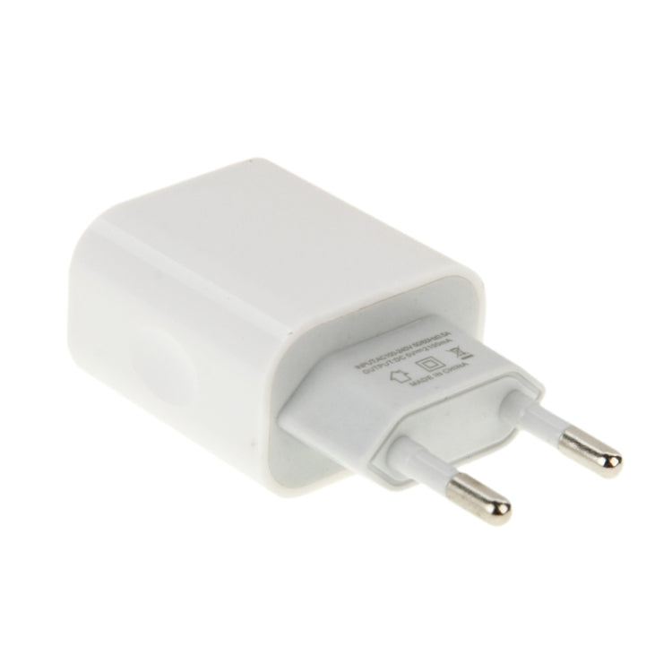 2-Ports 5V 2.1A EU Plug USB Charger, For iPad, iPhone, Galaxy, Huawei, Xiaomi, LG, HTC and Other Smart Phones, Rechargeable Devices(White) - Mobile Accessories by buy2fix | Online Shopping UK | buy2fix