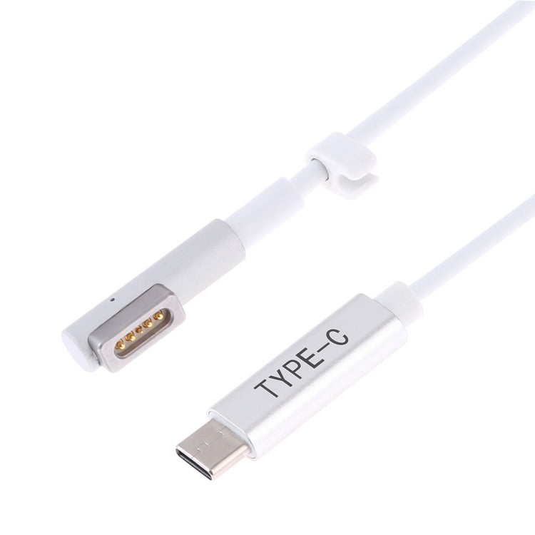 85W 5 Pin MagSafe 1 (L-Shaped) to USB-C / Type-C PD Charging Cable(White) - Apple Accessories by buy2fix | Online Shopping UK | buy2fix