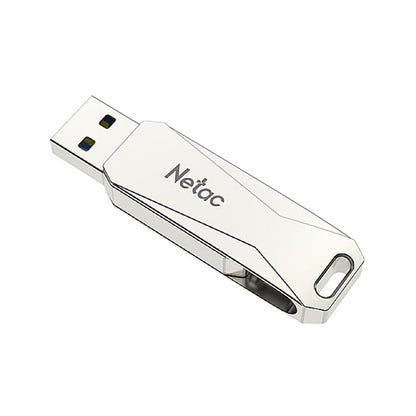Netac U782C 32GB USB-C / Type-C + USB 3.0 360 Degrees Rotation Zinc Alloy Flash Drive OTG U Disk - USB Flash Drives by Netac | Online Shopping UK | buy2fix