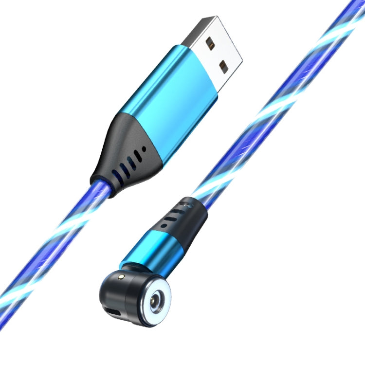 2.4A 540 Degree Bendable Streamer Magnetic Data Cable without Magnetic Head, Cable Length: 1m (Blue) - Mobile Accessories by buy2fix | Online Shopping UK | buy2fix