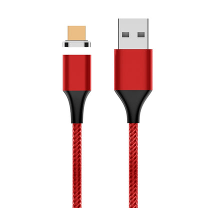 M11 3A USB to Micro USB Nylon Braided Magnetic Data Cable, Cable Length: 2m (Red) - Mobile Accessories by buy2fix | Online Shopping UK | buy2fix