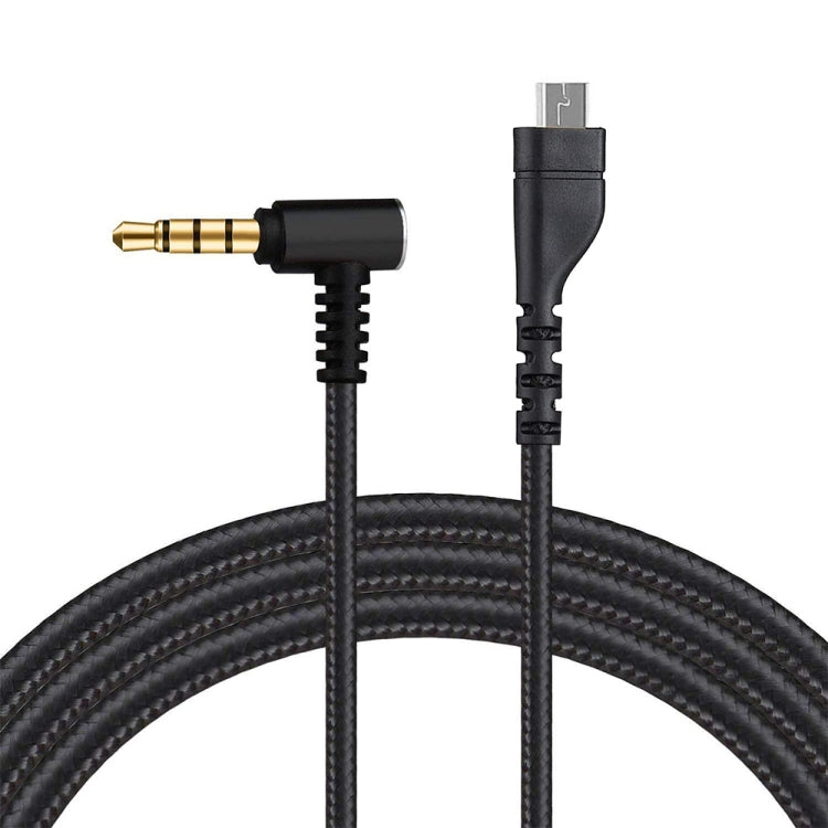 ZS0135 For SteelSeries Arctis 3 / 5 / 7 Earphone Audio Cable, Cable Length: 2m(Black) - Computer & Networking by buy2fix | Online Shopping UK | buy2fix