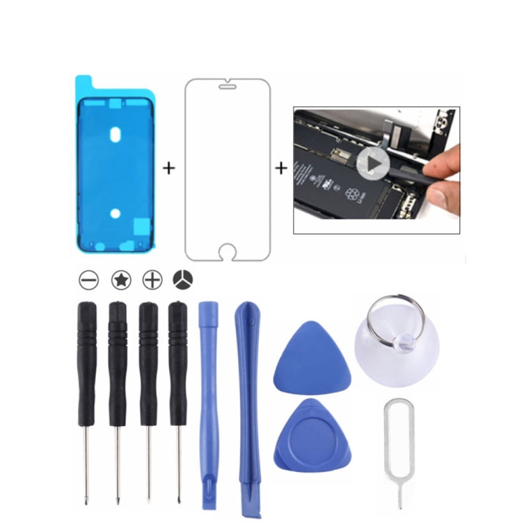 12 in 1 Repair Kits & Gifts (4 x Screwdriver + 2 x Teardown Rods + 2 x Triangle on Thick Slices + 1 x Eject Pin + 1 x Chuck + 1 x Waterproof Sticker + 1 x Tempered Glass) - Repair & Spare Parts by buy2fix | Online Shopping UK | buy2fix