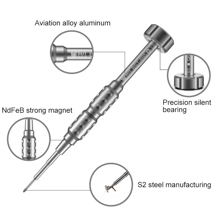 BEST BST-895 6 in 1  Mobile Phone Screwdriver For Mobile Phone Dismantling Screwdriver - Screwdriver by BEST | Online Shopping UK | buy2fix