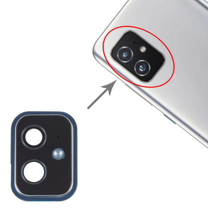 For Asus Zenfone 8 ZS 590KS-2A007EU I006D Camera Lens Cover (Silver) - Camera by buy2fix | Online Shopping UK | buy2fix