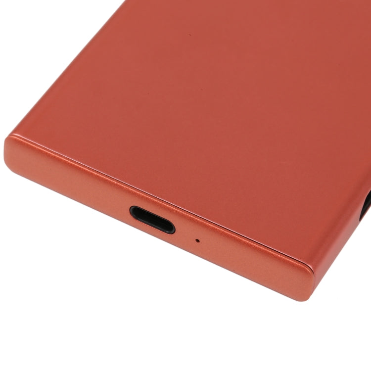 Original Battery Back Cover with Camera Lens Cover for Sony Xperia XZ1 Compact(Orange) - Repair & Spare Parts by buy2fix | Online Shopping UK | buy2fix