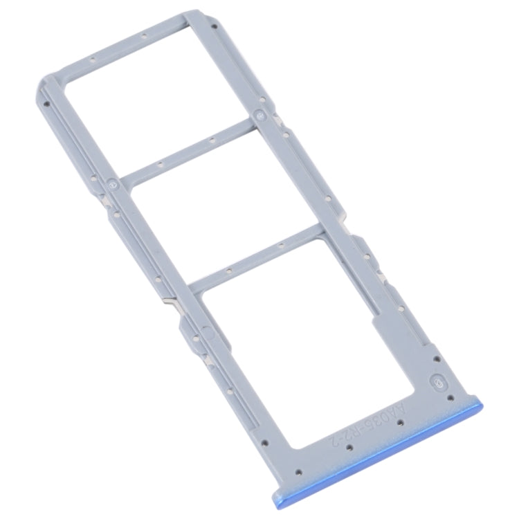 For OPPO A55 5G / A53S 5G SIM Card Tray + SIM Card Tray + Micro SD Card Tray (Blue) - Card Socket by buy2fix | Online Shopping UK | buy2fix