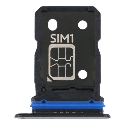 For vivo X80 SIM Card Tray + SIM Card Tray (Black) - Card Socket by buy2fix | Online Shopping UK | buy2fix