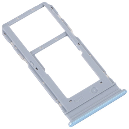 For vivo Y33S / Y33T SIM Card Tray + SIM / Micro SD Card Tray (Blue) - Card Socket by buy2fix | Online Shopping UK | buy2fix