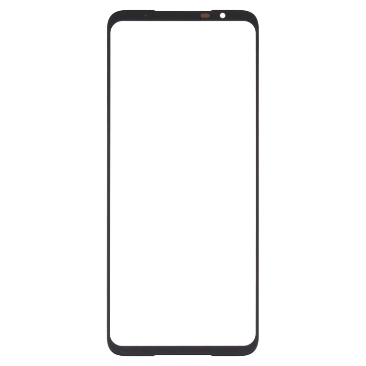 For Asus ROG Phone 5S / 5S Pro ZS676KS Front Screen Outer Glass Lens with OCA Optically Clear Adhesive (Black) - Repair & Spare Parts by buy2fix | Online Shopping UK | buy2fix