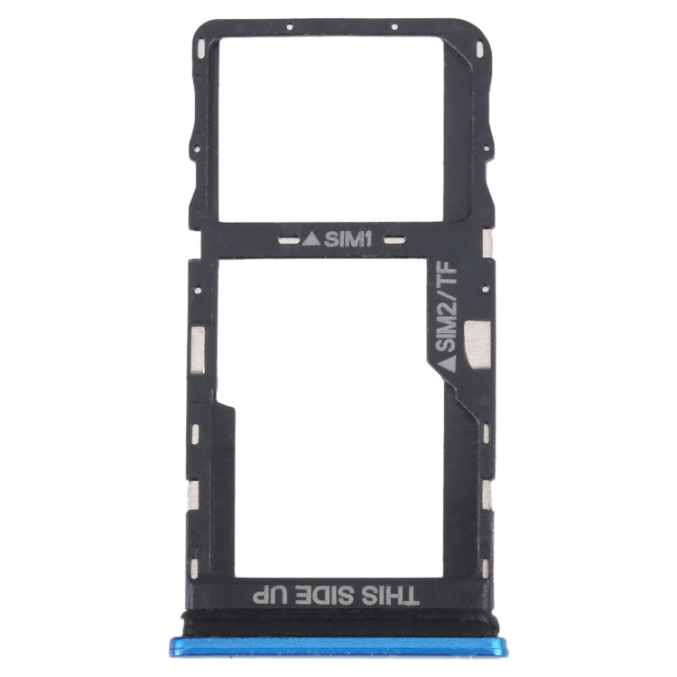 For TCL 20 5G Original SIM Card Tray + SIM / Micro SD Card Tray (Blue) - Others by buy2fix | Online Shopping UK | buy2fix