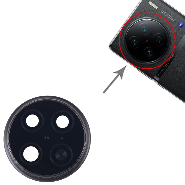 For vivo X90 Pro Original Camera Lens Cover (Black) - Camera Parts by buy2fix | Online Shopping UK | buy2fix